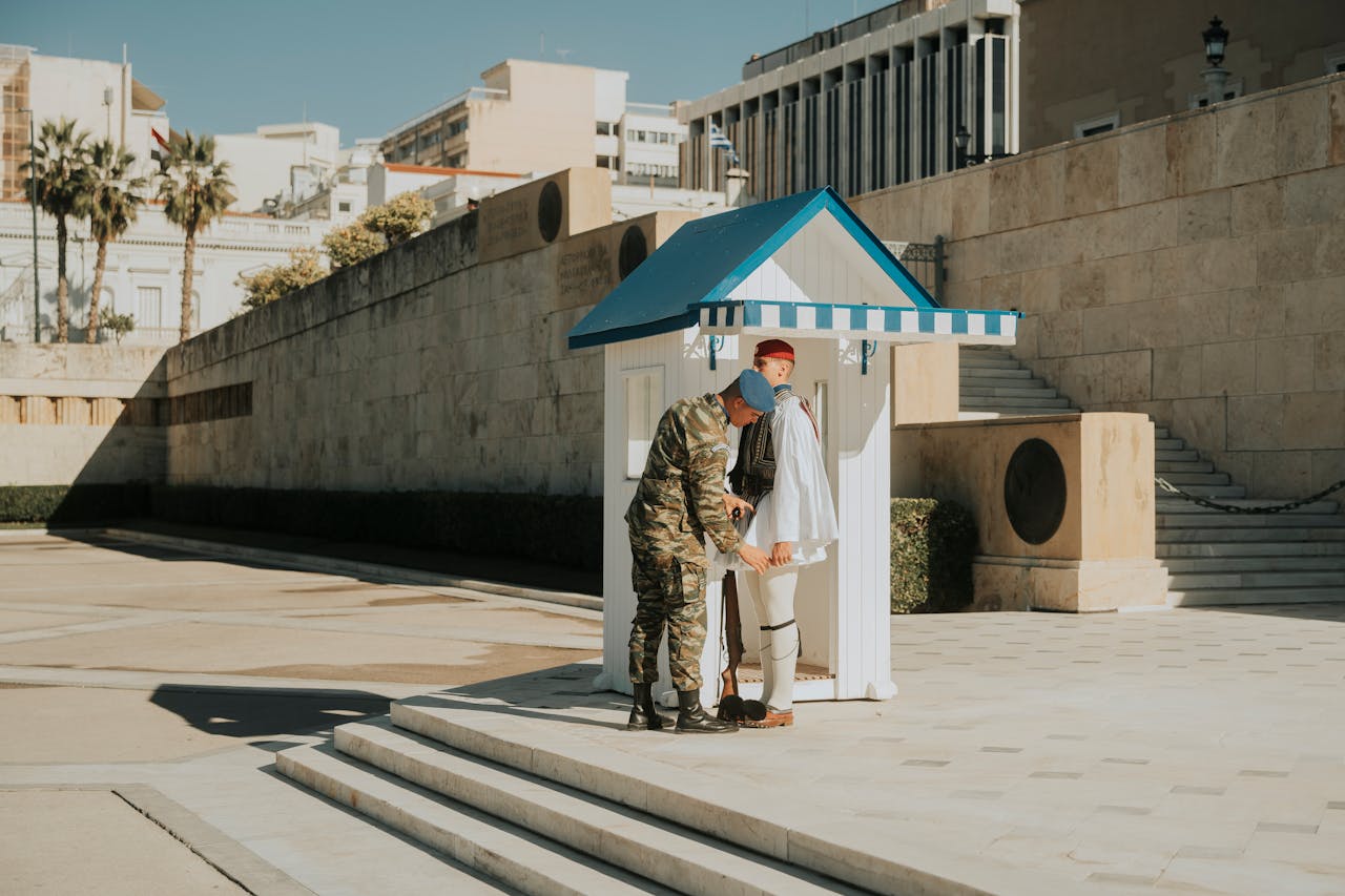 Syntagma Square and the Changing of the Guard