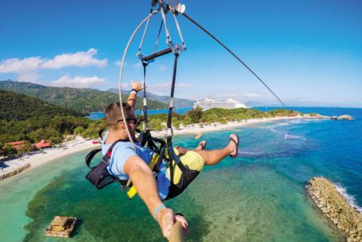 What to Do in Honolulu: skydiving with a view of the ocean