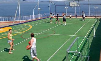 Basketball/Volleyball/Tennis Court