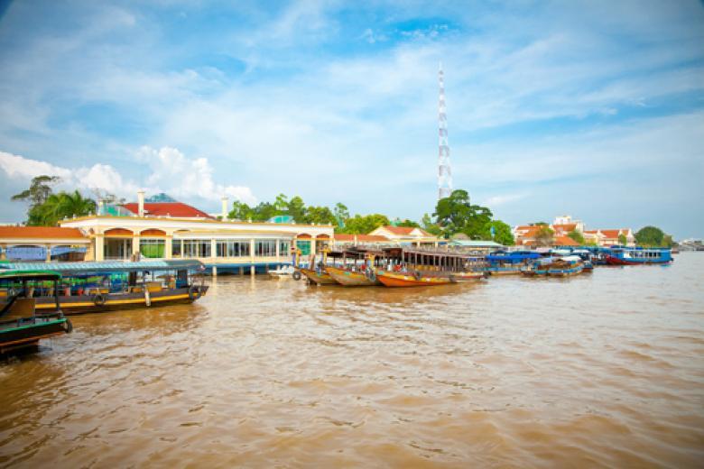 My Tho in Mekong Delta, Vietnam