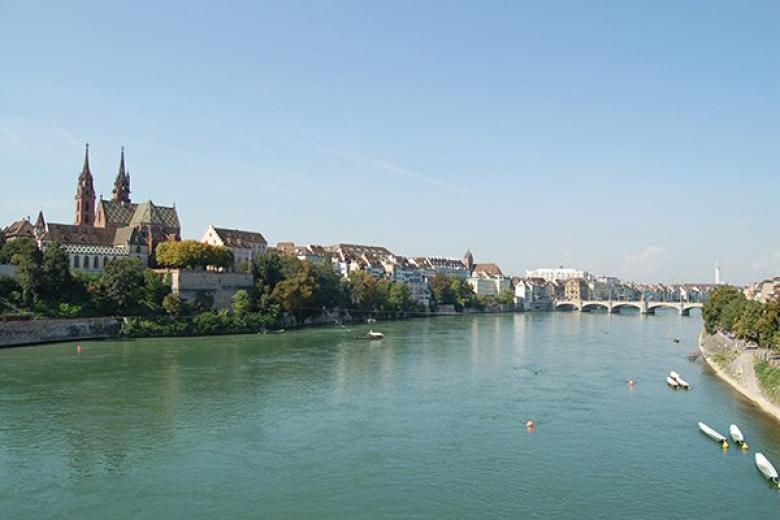 Basel Rhine River