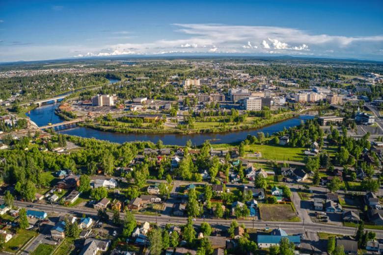 Aerial View of Fairbanks