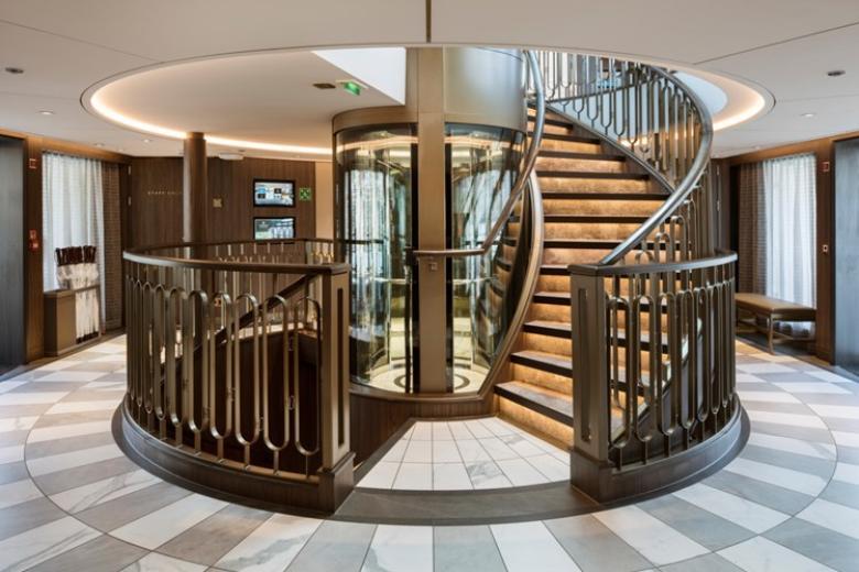 UNIWORLD BOUTIQUE RIVER CRUISES - STAIRCASE