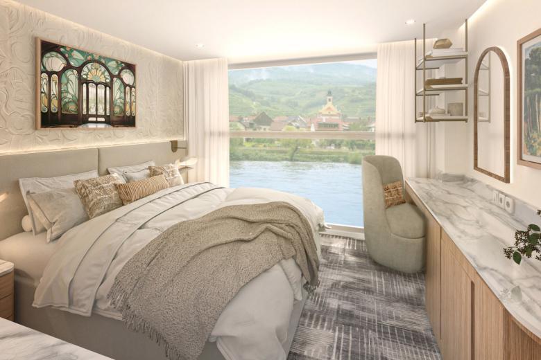 Infinite Balcony stateroom - Celebrity River Cruises