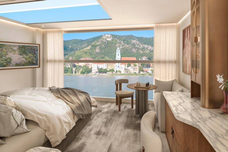 Skylight Infinite Balcony Suite - Celebrity River Cruises