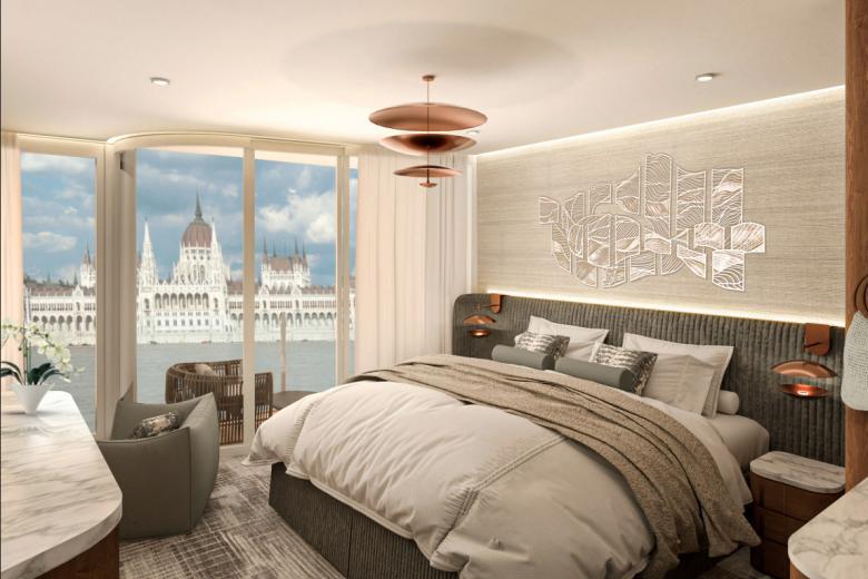 Vista Balcony Suite - Celebrity River Cruises