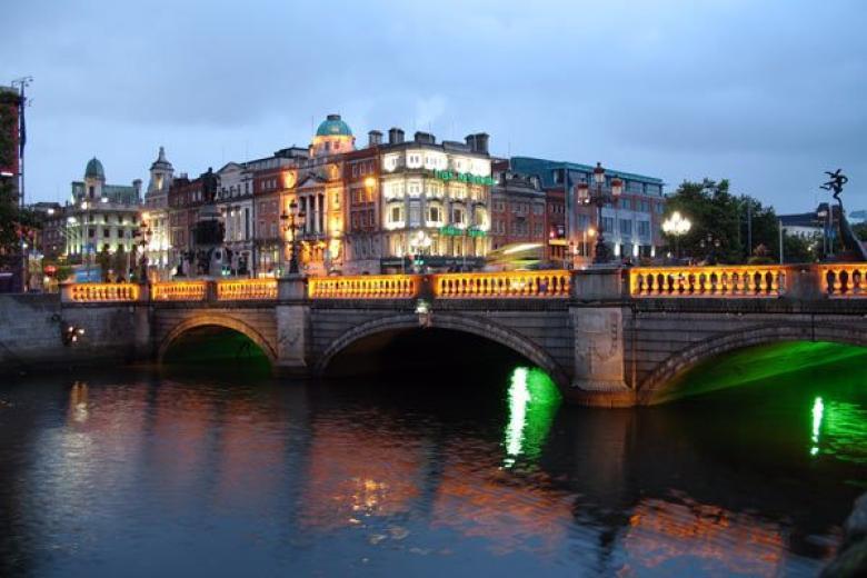Dublin, Ireland at Night