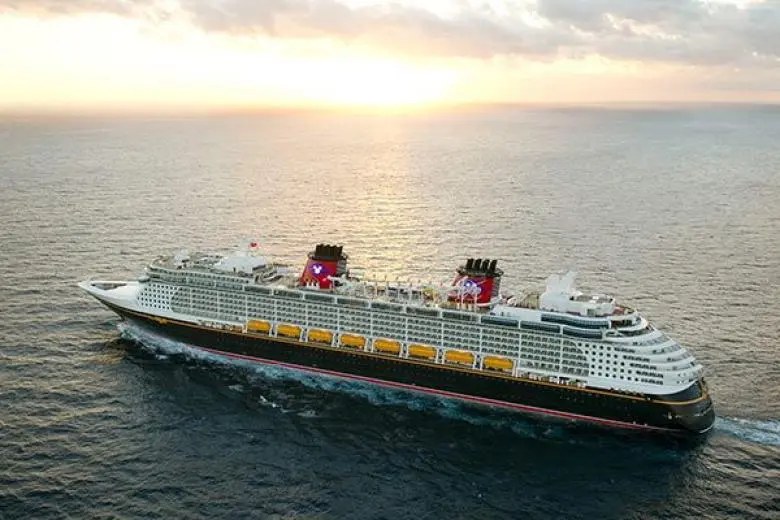 Disney Cruise Line ship sailing with beloved characters, immersive entertainment, and family-friendly adventures across magical destinations