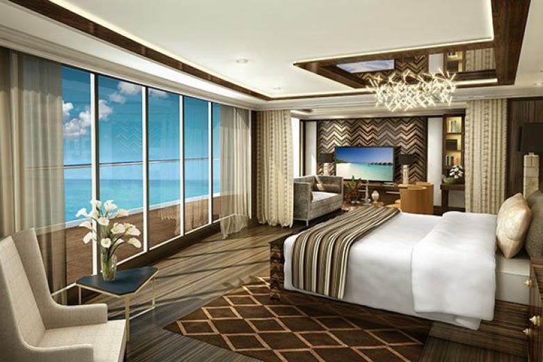  Regent Cruises - Suite Master Bedroom