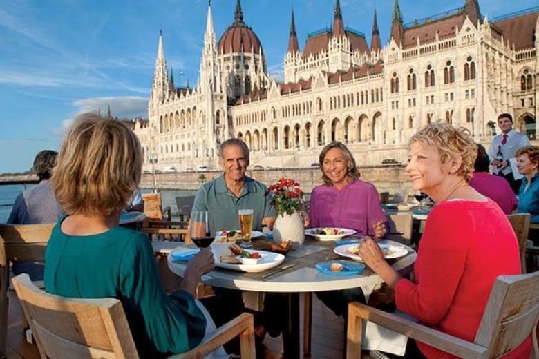 Viking River Cruises - Aquavit Terrace Onboard In Budapest
