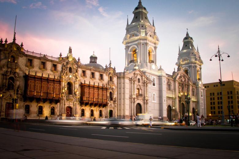 Plaza De Armas in Lima, Peru