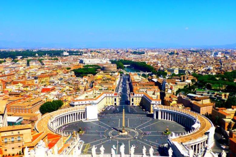 View of Rome from the Vatican